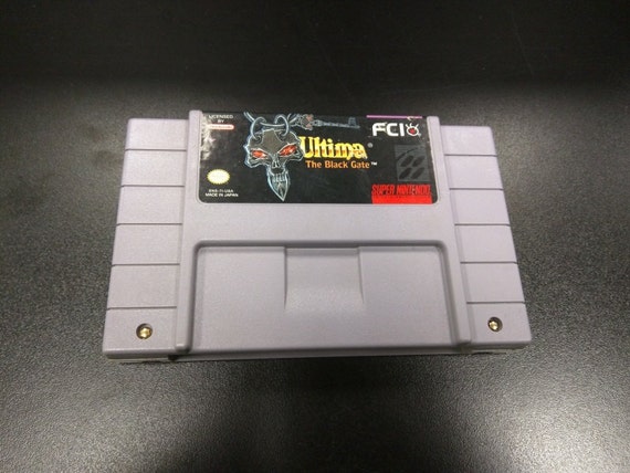 Ultima The Black Gate SNES Super Nintendo by BiffMcSkylarkGaming