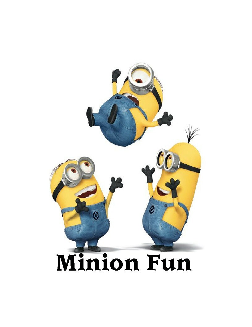 Minions at play Iron on custom Transfer by SAVVYCOUNTRYDESIGNS