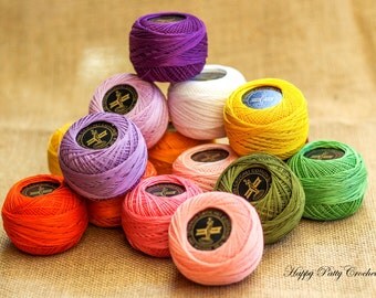 Cotton Thread Size #40 - VENUS Crochet Cotton Thread - 100% Mercerized Cotton Thread