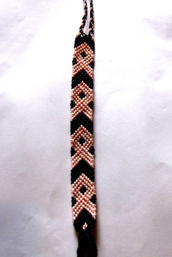 Beautiful Breast Cancer Awareness Ribbon Friendship Bracelet
