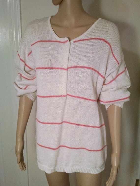 Sale 1980s Oversized Sweater Outback Red//Retro//1980s