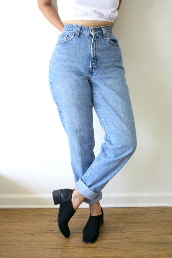 90s LEVI'S 512 Mom Jeans High Waisted Tapered by DownHouseVintage