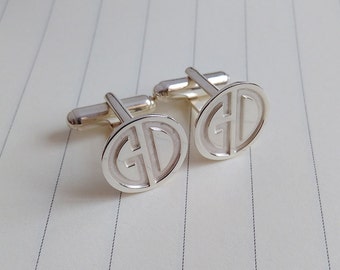 Two Letter Monogram Cufflinks,Wedding Cufflinks,Groom Cufflinks,Personalized Cufflinks,Engraved Cufflinks,Groom Gift from Bride
