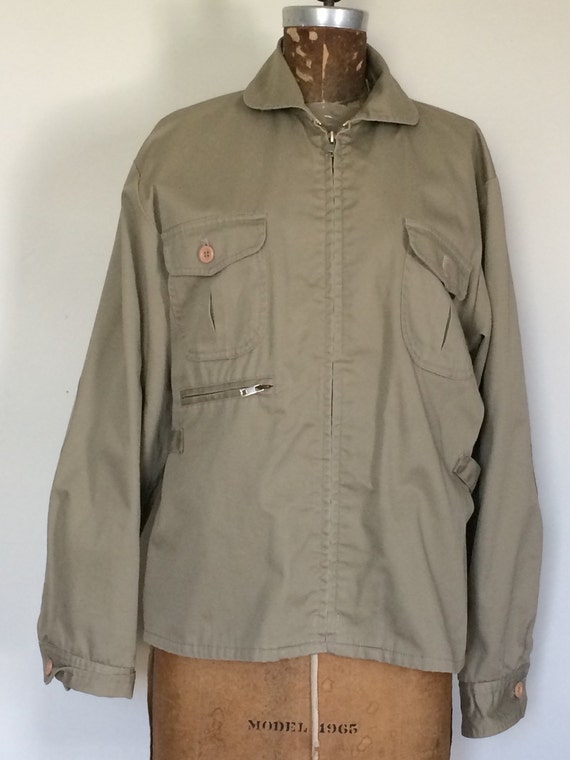 khaki flannel jacket