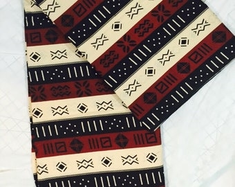 Authentic African Fabric/africanClothing/Fabric/africentruc Print Fabric Brown/ Sold by Yard