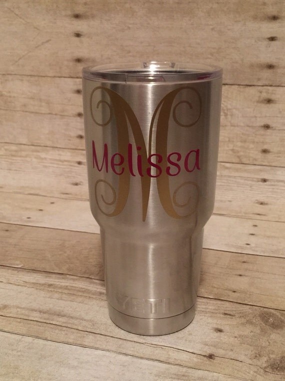 Yeti Tumbler Decal by SimpleSouthernSwag on Etsy