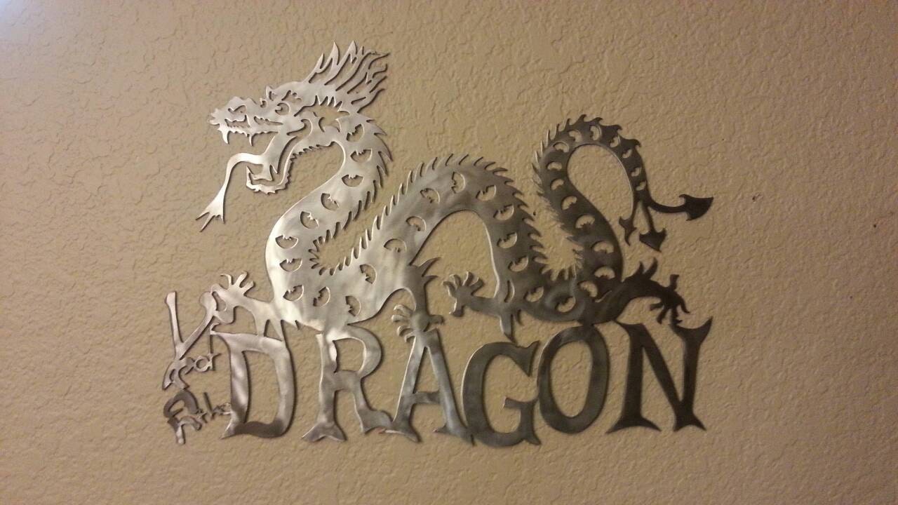 Year of the Dragon Metal Dragon Dragon Zodiac Metal Art