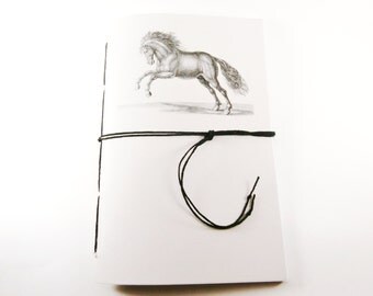 Horse Journal, Ruled Notebook, Graph Paper Journal, Horse Notebook, Dot Grid Writing Journal, Lined Notebook, Personalized Journal, Cahier
