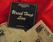 Bronze RECORDS Present URIAH HEEP Live Jan. 1973