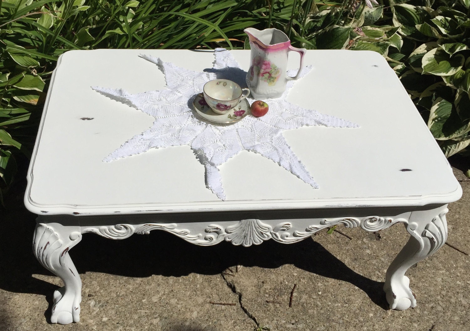 Shabby Chic coffee table/Cottage style Haute Juice