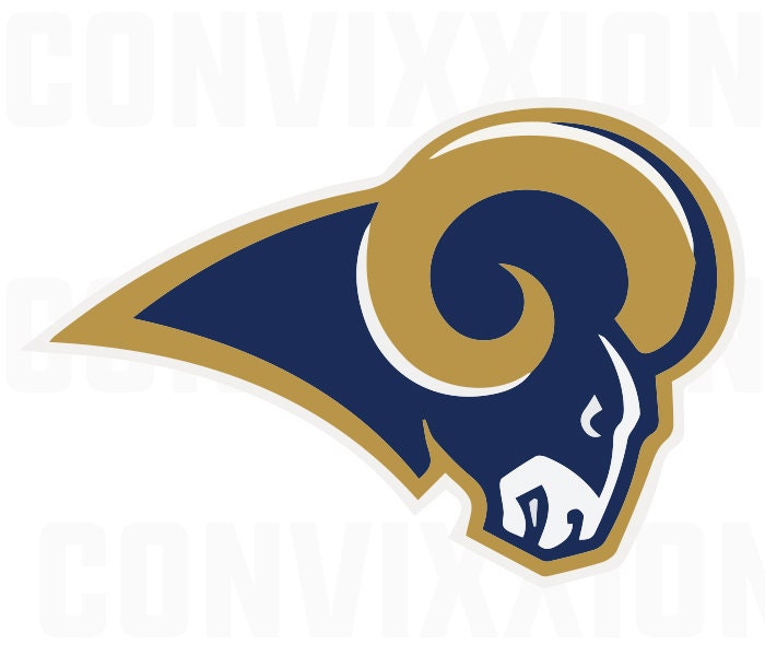 St. Louis Rams Logo SVG File Football Fan by ConvixxionDesigns