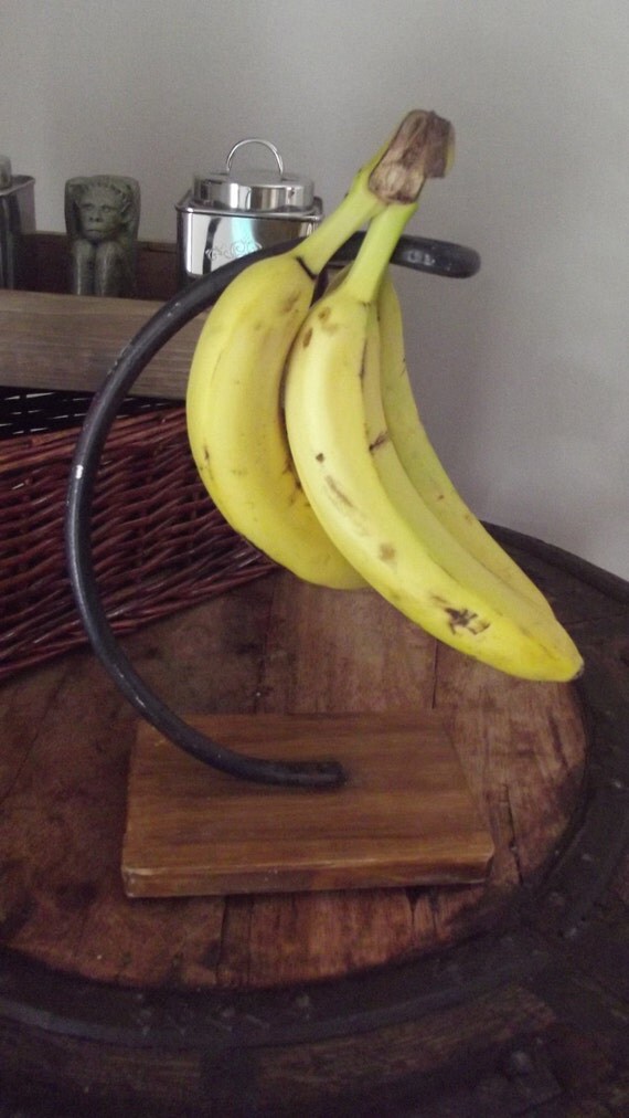 Vintage Banana Tree Wood and Metal Hand Made Banana Tree