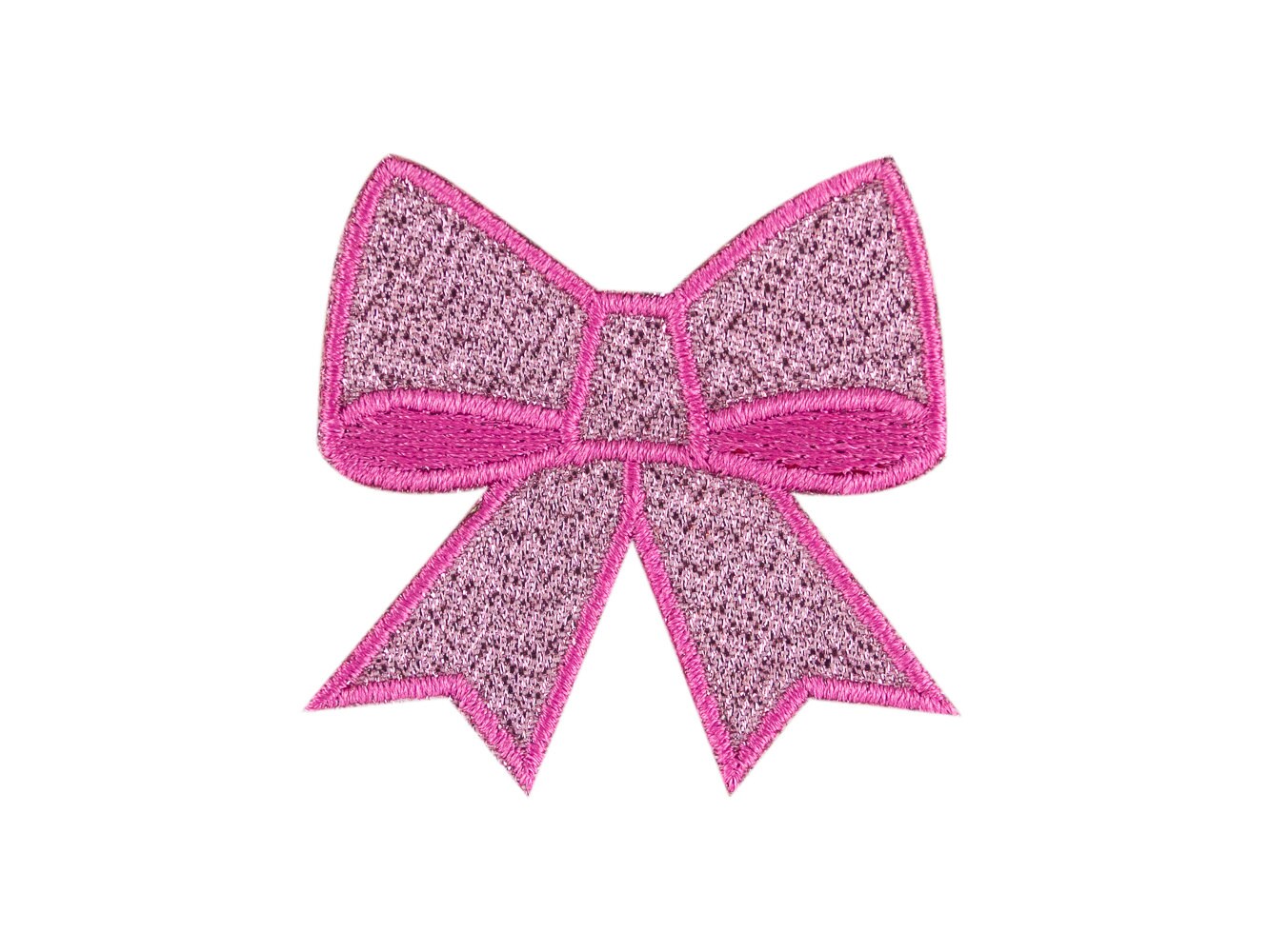 Ribbon Bow Emoji Embroidered Iron On Patch Applique FREE