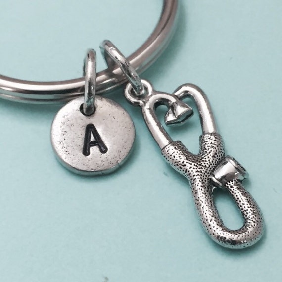 Stethoscope keychain stethoscope charm medical keychain