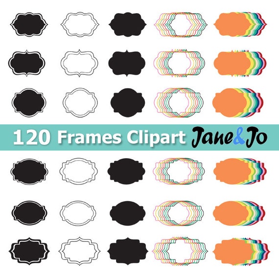 120 Frame Clipart Digital Frames Clip Art Frame Clip Art
