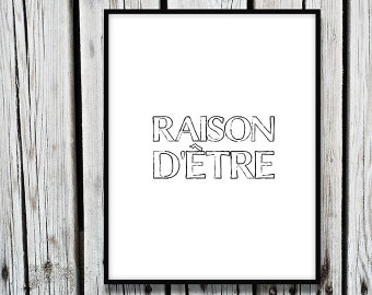Raison d'etre | Etsy