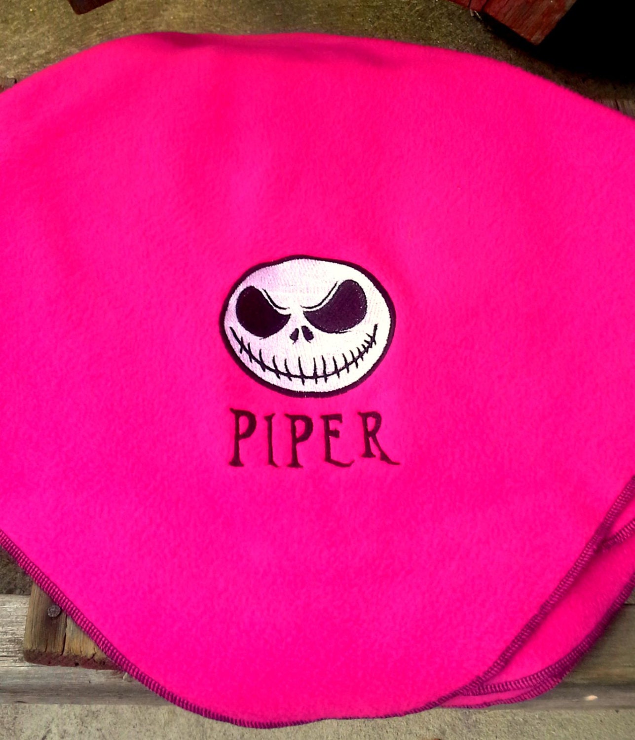 Jack Skellington Fleece Baby Blanket Nightmare Before