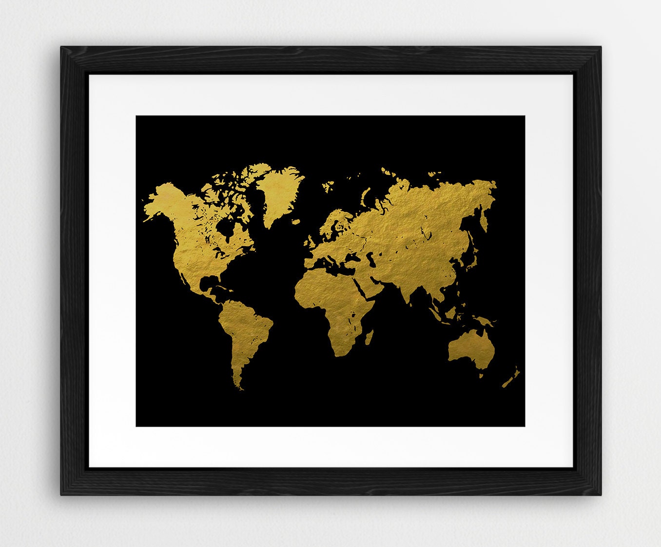 world map black and gold printable world map silhouette gold