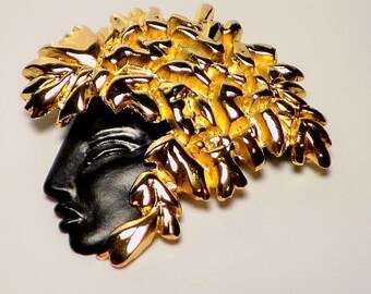 Jean Louis SCHERRER brooch Authentic and Vintage