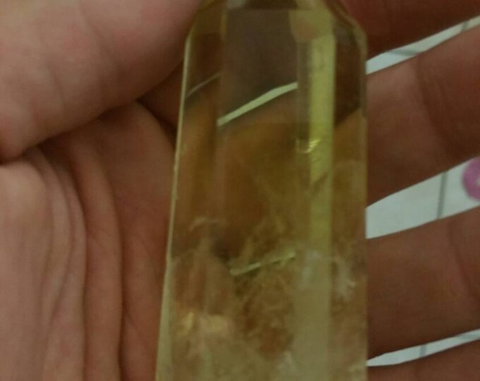 Natural Citrine Point- 3 inches tall from Tibet- Healing Crystals \ Healing Stone \ Success Stone \ Chakra \ Natural \ Manifestation Stone