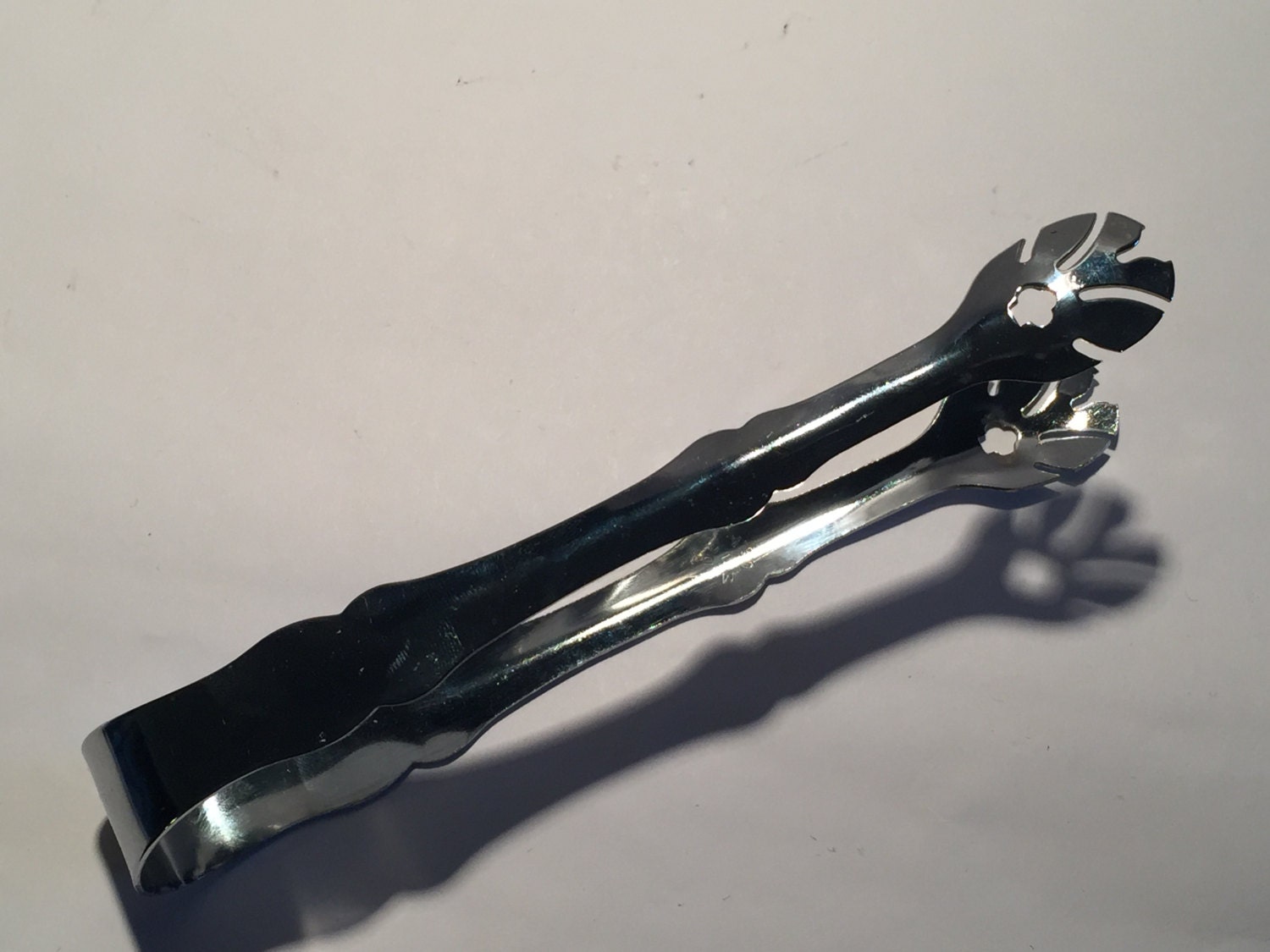 Vintage Stainless Steel Ice Tongs Circa 1980's