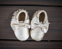 Size 19 Baby Moccasins - Wine with Colours