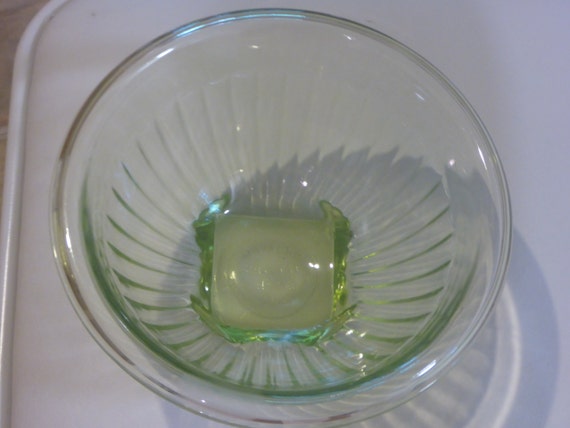 Items similar to Depression Glass Ribbed Mixing Bowl ...