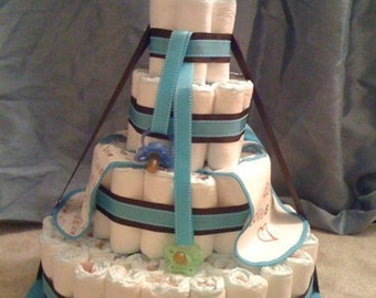 Baby Diaper Cake- Baby Boy