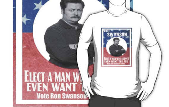 ron swanson for president shirt