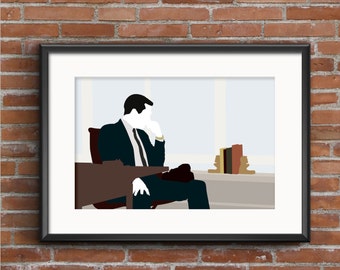 Mens Wall Art mad men poster | etsy Mens Wall Art mad men poster | etsy