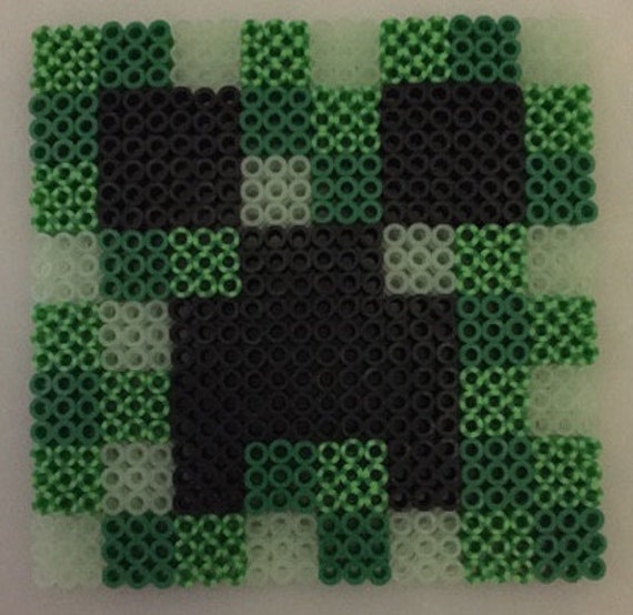 Minecraft Creeper Perler Bead Kit by SixtySecondSundries on Etsy