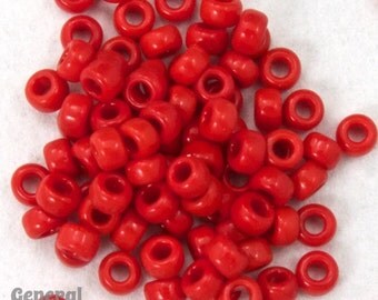 15/0 Opaque Red Japanese Seed Bead (20 gm) #JBO005