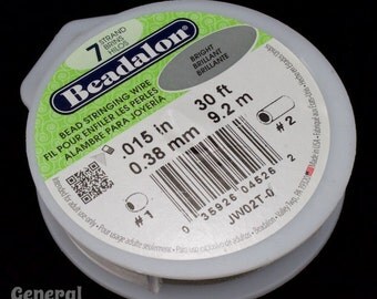 0.38mm 7 Strand Flexible Beading Wire (30 Ft) #WRD015