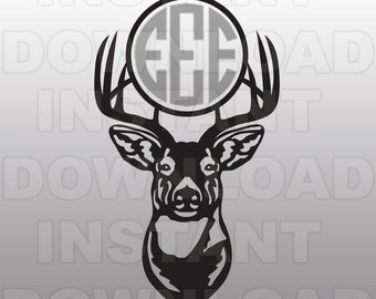 Buck SVG File-Deer SVG File-Hunting SVG File-Cutting by sammo