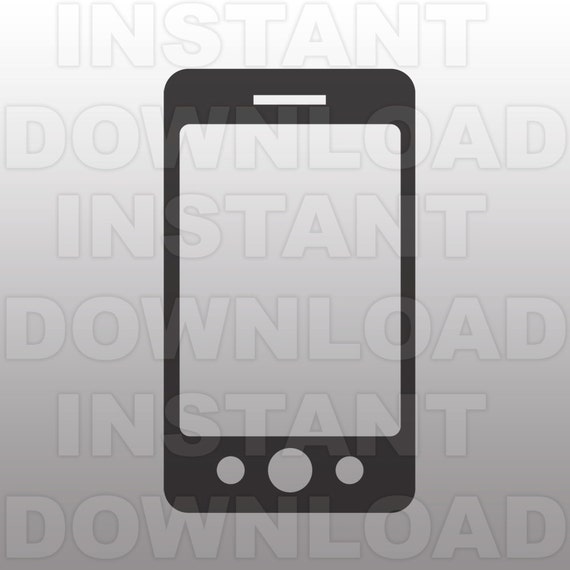 Download iPhone SVG FileSmart Phone SVG File-Cutting Template-Vector