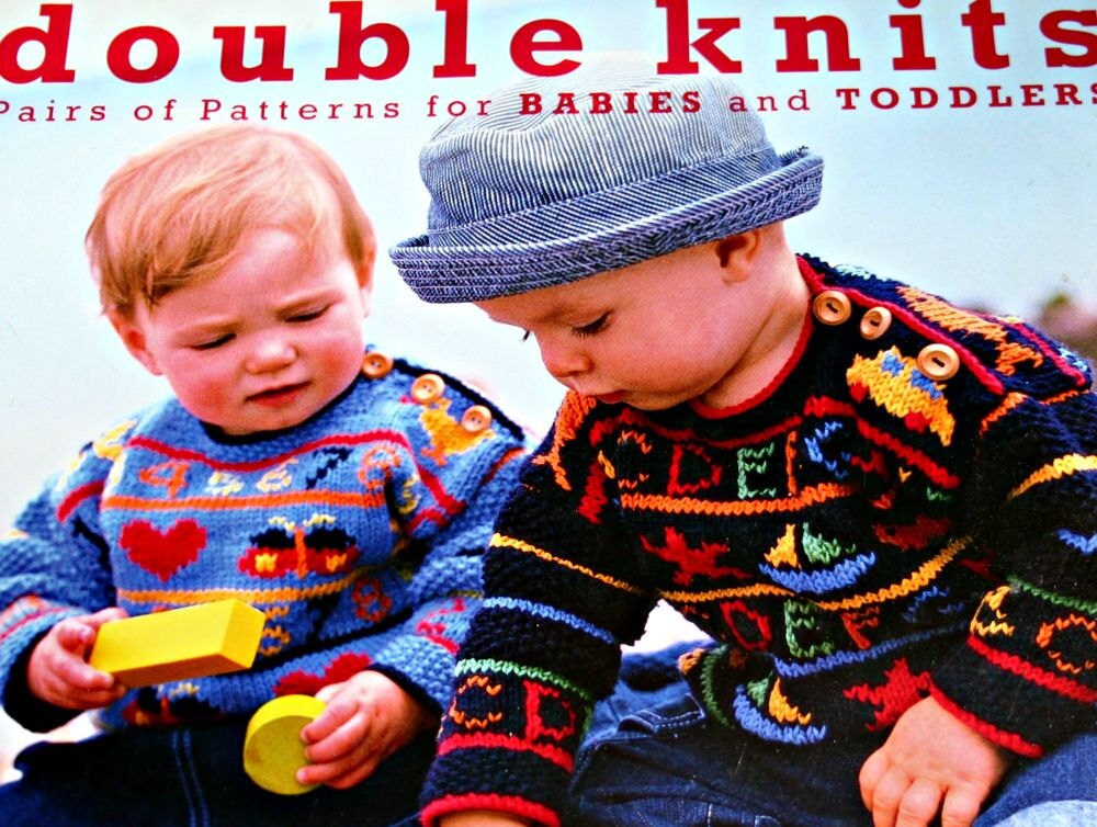 Baby Knitting Patterns Double Knits Pairs of Patterns for