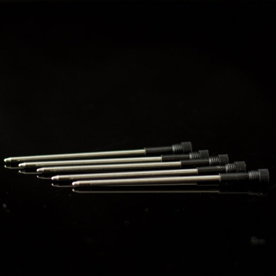 Ink Pen Refill Ballpoint Twist in Black Ready to by FullBlownGlass