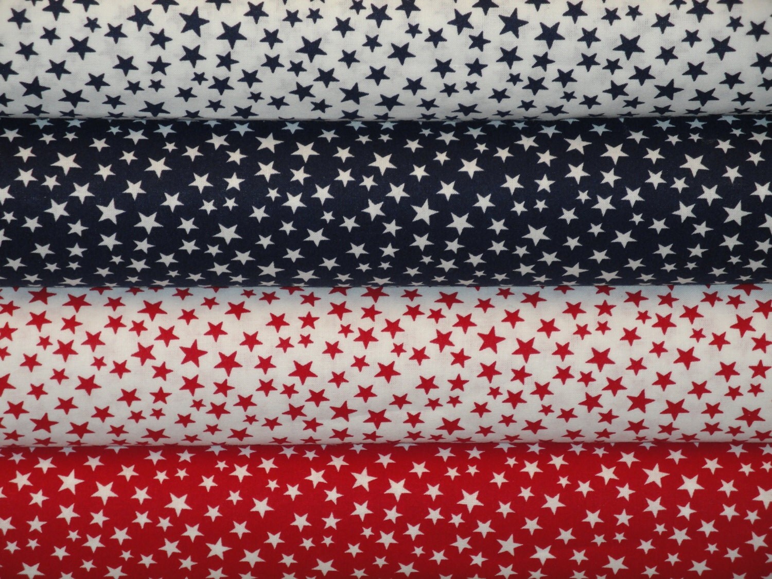 Scattered Star Fabric Red With White Star Fabric Quilt Fabric