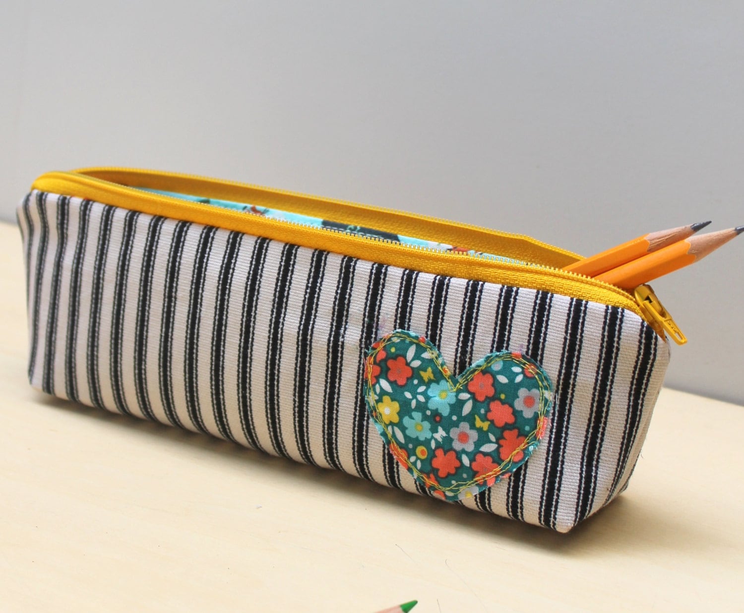 back to school pencil retro pencil pouch case school supplies