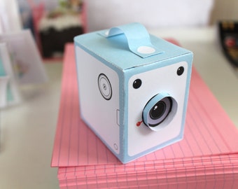 4 printable PAPER CRAFT Cameras PDF File Vintage by girliepains