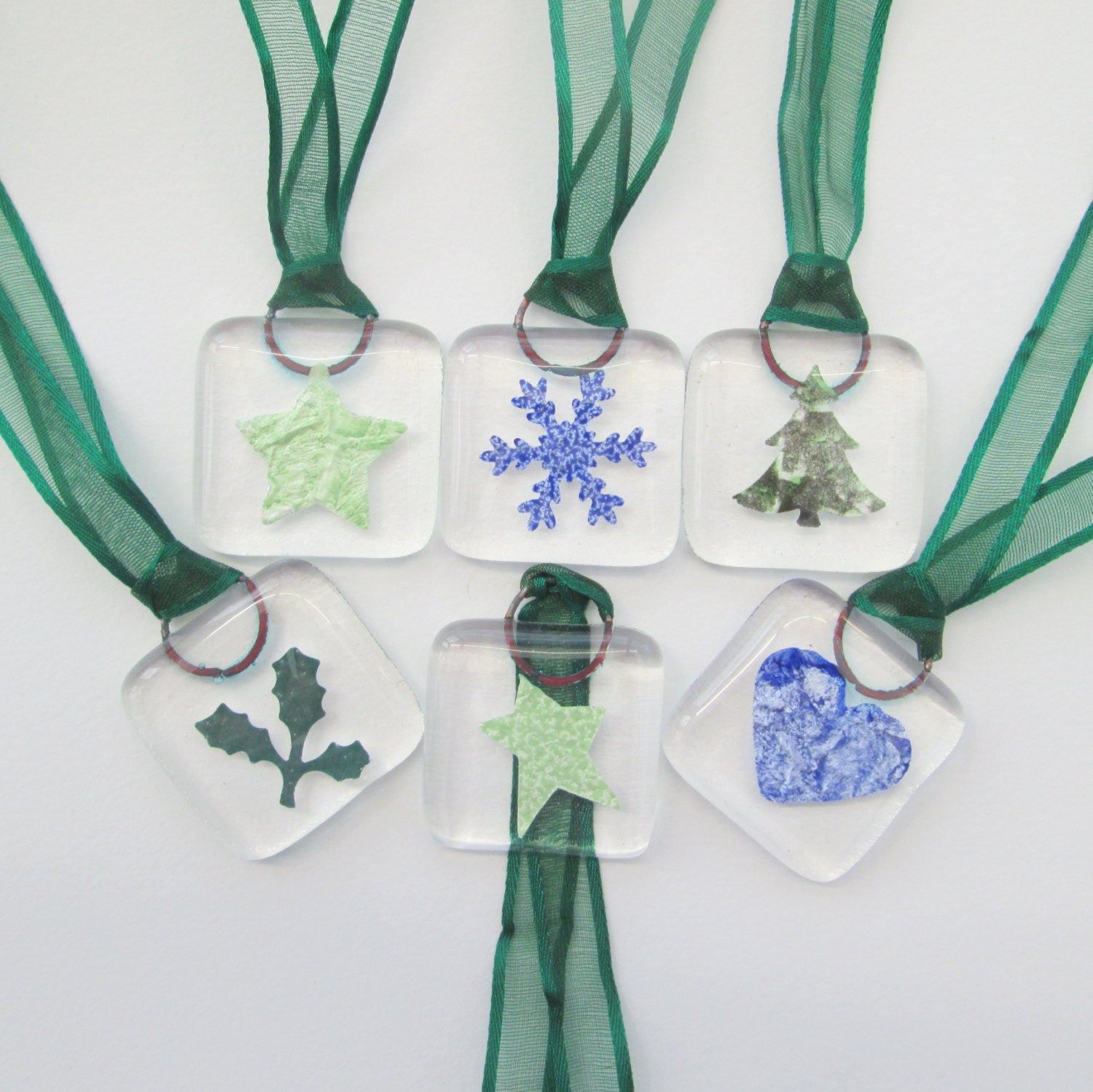 christmas tree decorations handmade fused glass sun catcher christmas tree decorations handmade fused glass sun catcher