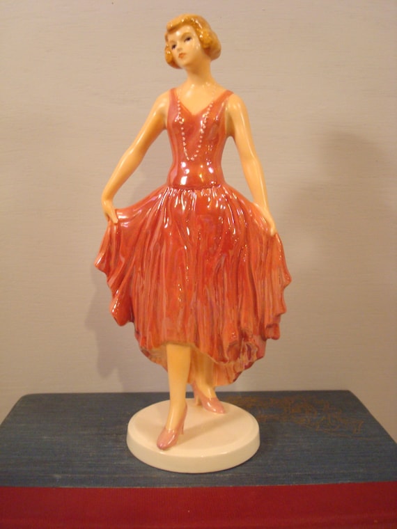 Beautiful Goebel figurine woman in flapper by HeathersCollectibles