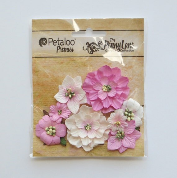 Fresh 33 Flower Card Embellishments