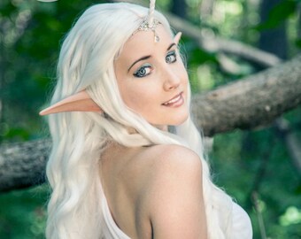 Elf Ears: LARGE ANIME/MANGA -- handmade, latex ear tips, great for cosplay, costumes, Halloween, Christmas