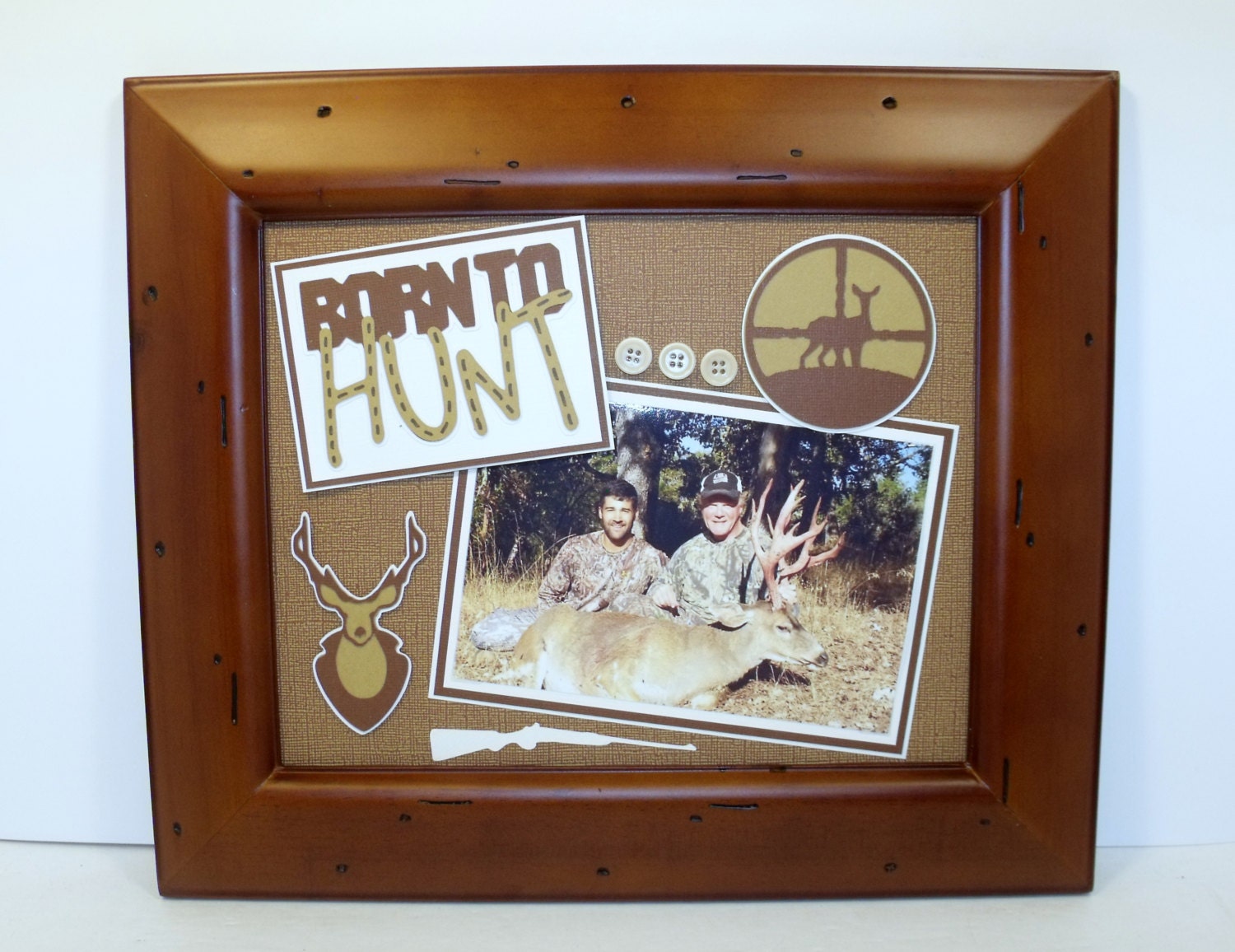 Hunting Picture Frame Born to Hunt 8x10 Deluxe Frame Included