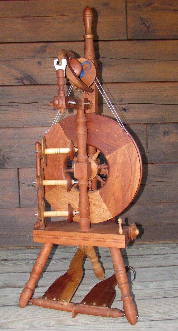 Used Jensen Tina Traveler Spinning Wheel by maverickson on Etsy