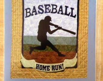 Baseball Is My Game Quilt Pattern by Kathleen Parman