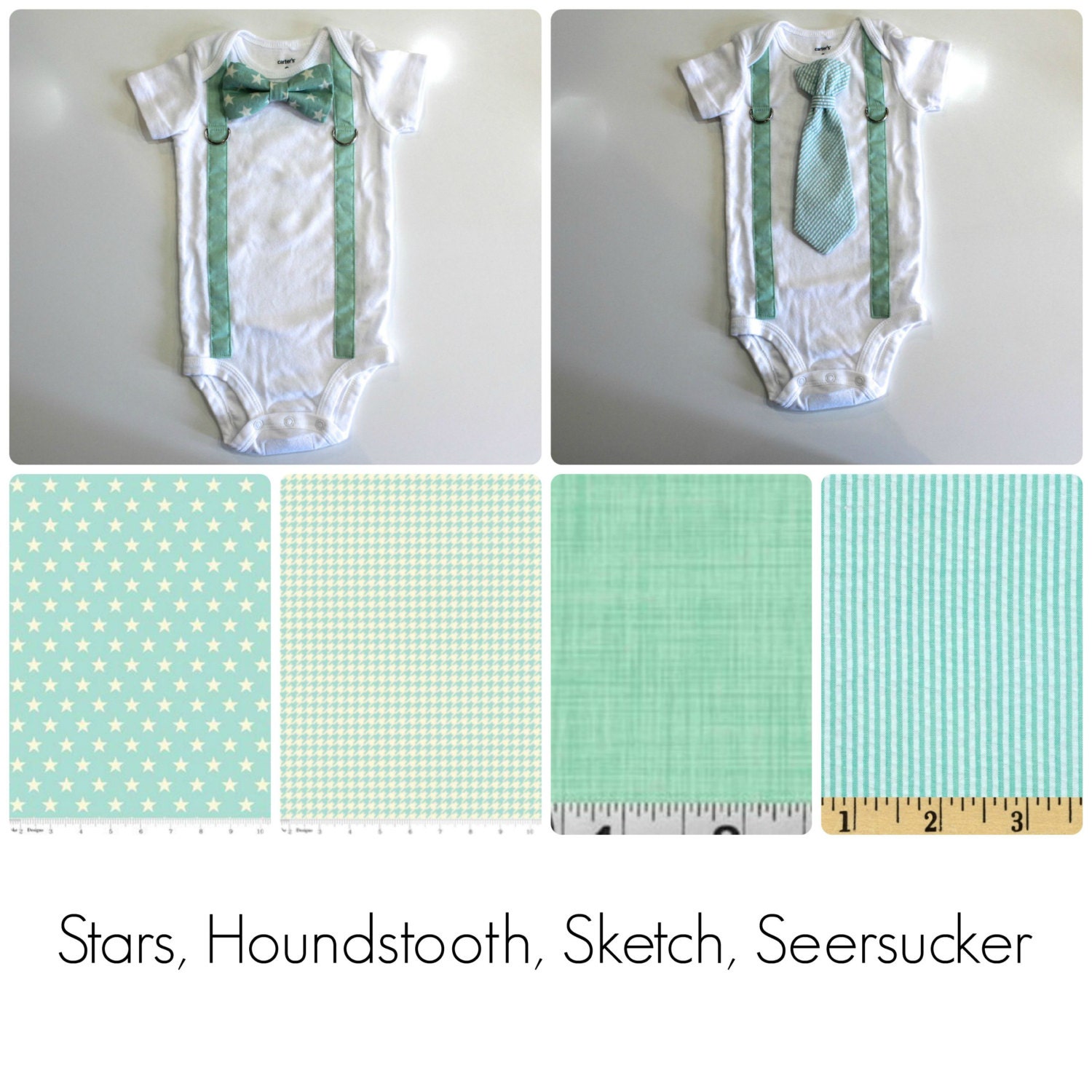 MINT Baby Boy Outfit. Mint Baby Tie. Mint Boy by CuddleSleepDream