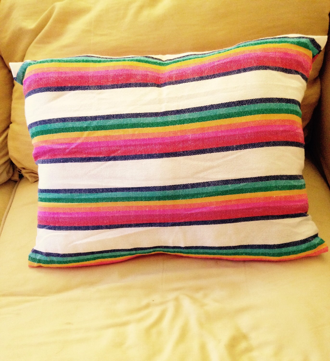 Rainbow Pillow large