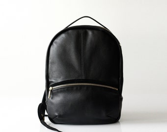 Soft Pebbled Leather Backpack OPELLE Kanye leather backpack